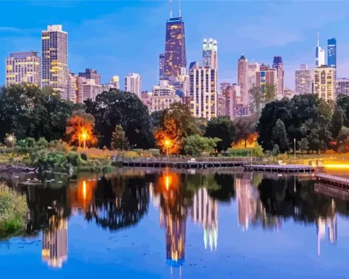Lincoln Park Chicago Diamond Painting