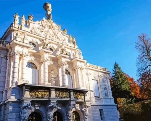 Linderhof Palace Germany Diamond Painting