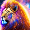 Lion Galaxy Diamond Painting