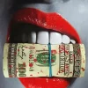 Lips Biting Money Diamond Painting