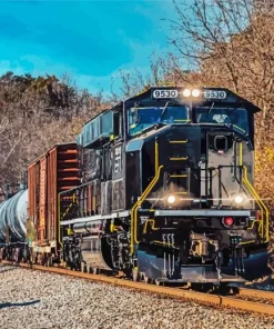 Locomotive Train Diamond Painting