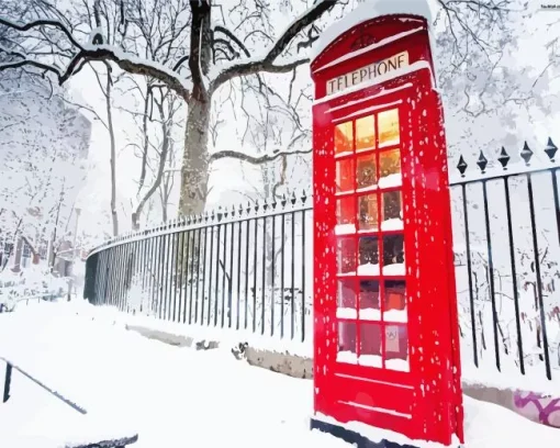 London Snow Diamond Painting