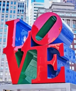 Love Statue Philadelphia Diamond Painting