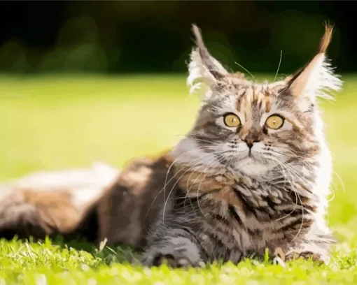 Maine Coon Cat Diamond Painting