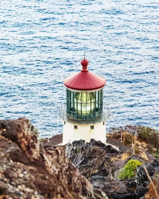 Makapuu Point Lighthouse Trail Diamond Painting