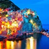 Manarola By Night Diamond Painting