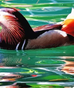 Mandarin Duck Diamond Painting