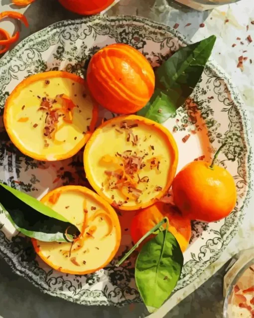 Mandarin Orange Diamond Painting