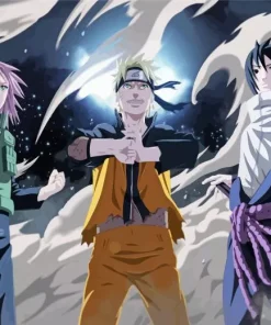 Naruto Sasuke Sakura Diamond Painting