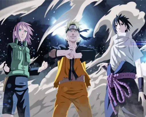 Naruto Sasuke Sakura Diamond Painting