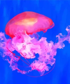 Pink Jellyfish Diamond Painting