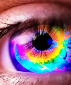 Rainbow Eye Diamond Painting