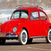 Red Bug Car Diamond Painting