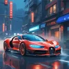Red Bugatti Diamond Painting