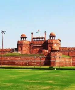 Red Fort India Diamond Painting