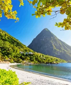 Saint Lucia In The Caribbean Diamond Painting