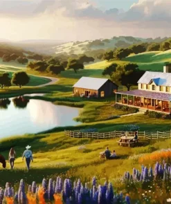 Texas Countryside Diamond Painting