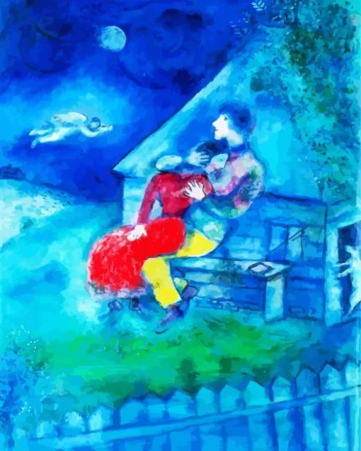 The Lovers Marc Chagall Diamond Painting