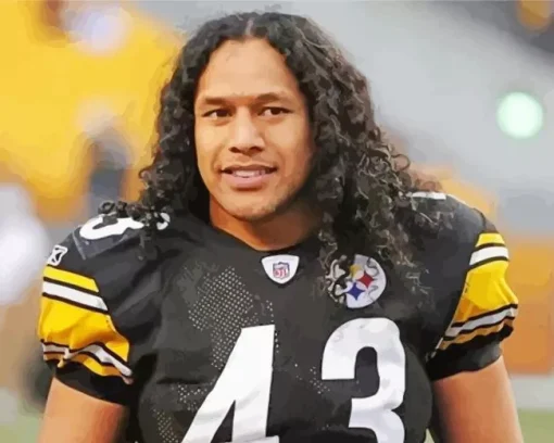 Troy Polamalu Art Diamond Painting