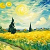 Van Gogh Landscape Art Diamond Painting