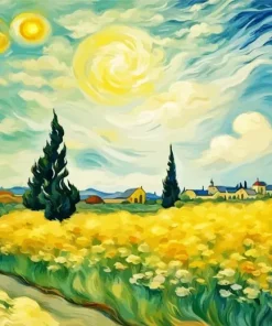 Van Gogh Landscape Art Diamond Painting