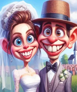 Weird Funny Couple Diamond Painting