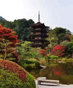 Yamaguchi Kozan Park Diamond Painting