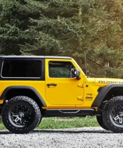 Yellow Jeep Wrangler Car Diamond Painting
