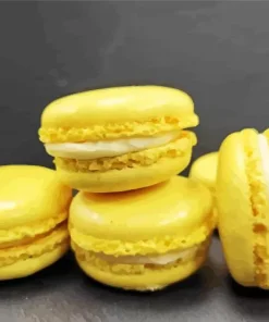 Yellow Lemon Macaron Diamond Painting