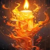Candle Art Diamond Painting