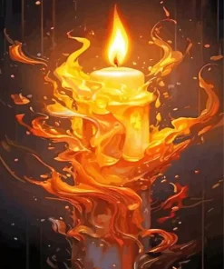 Candle Art Diamond Painting