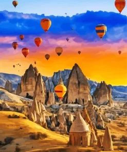 Cappadocia Hot Air Balloons Diamond Painting