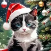 Christmas Cat Diamond Painting