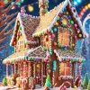 Christmas Candy House Diamond Painting