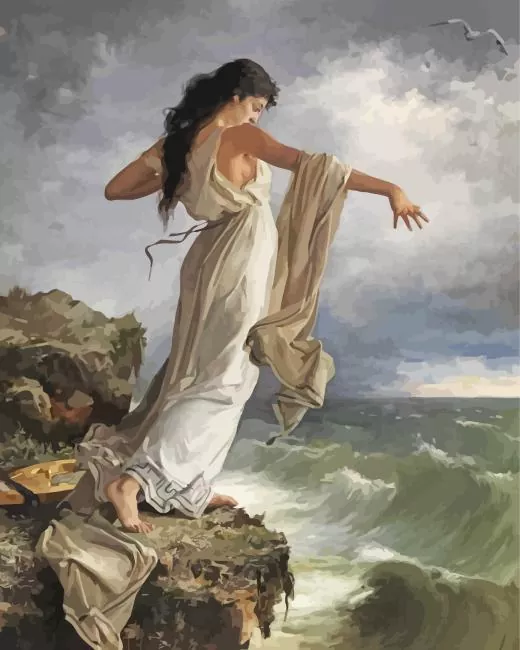 Death of Sappho by Miguel Carbonell Selva Diamond Paintings Death of Sappho by Miguel Carbonell Selva Diamond Painting