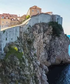 Dubrovnik City Walls Diamond Painting