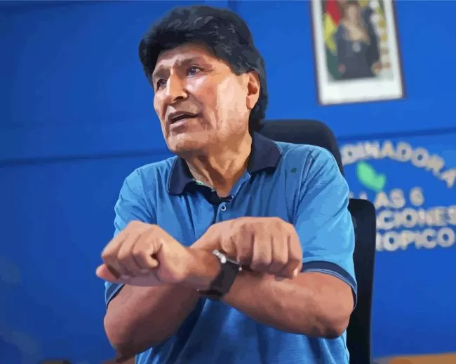 Evo Morales Diamond Paintings Evo Morales Diamond Painting
