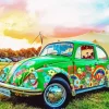 Hippie Car Diamond Painting