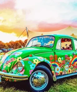 Hippie Car Diamond Painting
