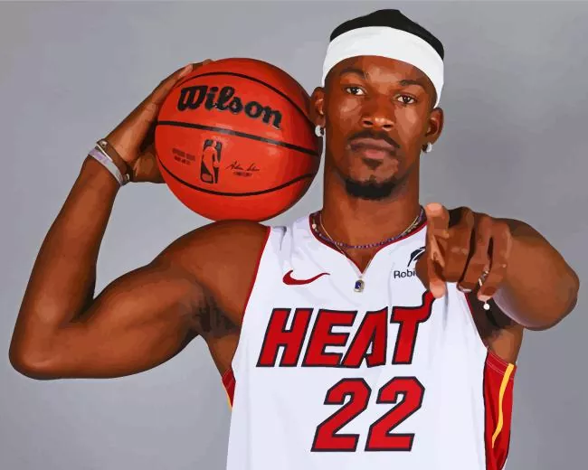 Jimmy Butler Diamond By Numbers Jimmy Butler Diamond Painting