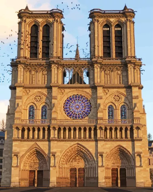 Notre Dame Cathedral of Paris Diamond Paintings Notre Dame Cathedral of Paris Diamond Painting