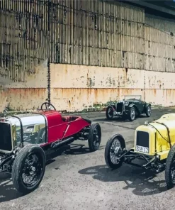 Old Race Cars Diamond Painting