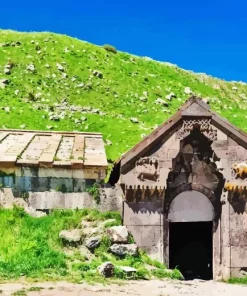 Orbelian Caravanserai Armenia Diamond Painting