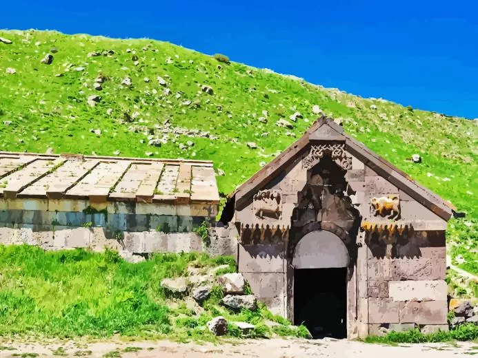 Orbelian Caravanserai Armenia Diamond Paintings Orbelian Caravanserai Armenia Diamond Painting