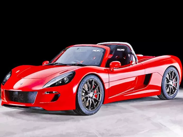 Red car zz Diamond Paintings Red Car ZZ Diamond Painting