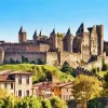 The Medieval City Carcassonne Diamond Painting