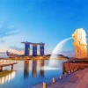 The Merlion Singapore Diamond Painting