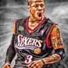 Allen Iverson Player Diamond Painting