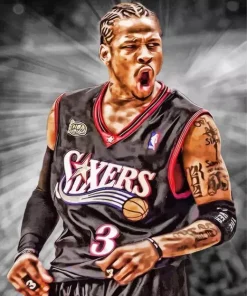 Allen Iverson Player Diamond Painting