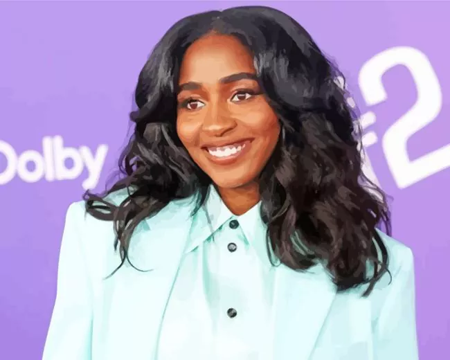 beautiful Ayo Edebiri Diamond Paintings Beautiful Ayo Edebiri Diamond Painting